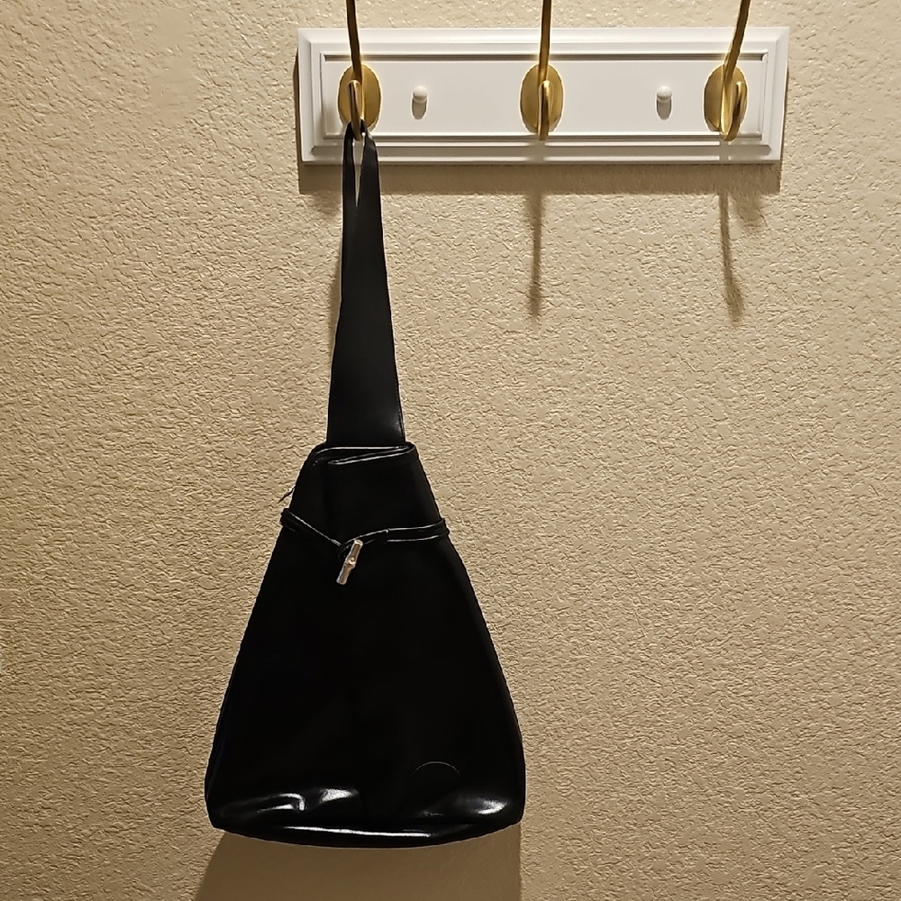 Longchamp Black Sling Backpack